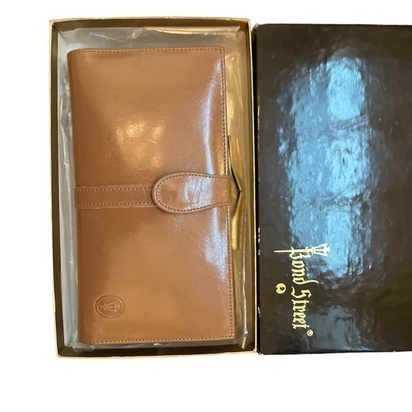 Vintage 1960s WALLET Soft Leather New In Box Beige Authentic Great Gift - Picture 15 of 16